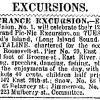 <p>Advertisement for steamboat excursion to Davids Island published in The New York Times on July 24, 1858 (image courtesy ProQuest Historical Newspapers).</p>